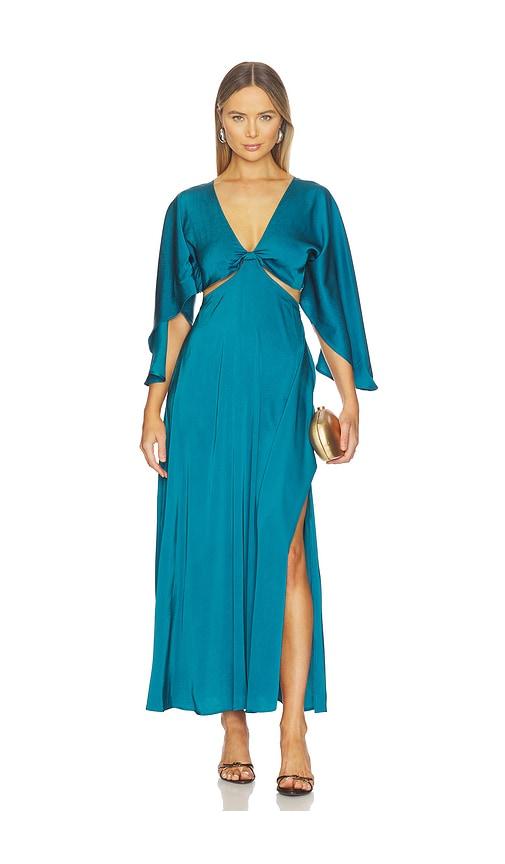 boamar avalon dress in teal. - size m (also in xs, s)