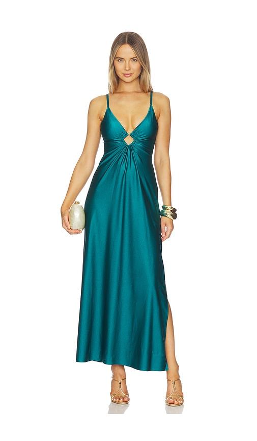 boamar verona dress in teal. - size l (also in xs, s, m, xl)