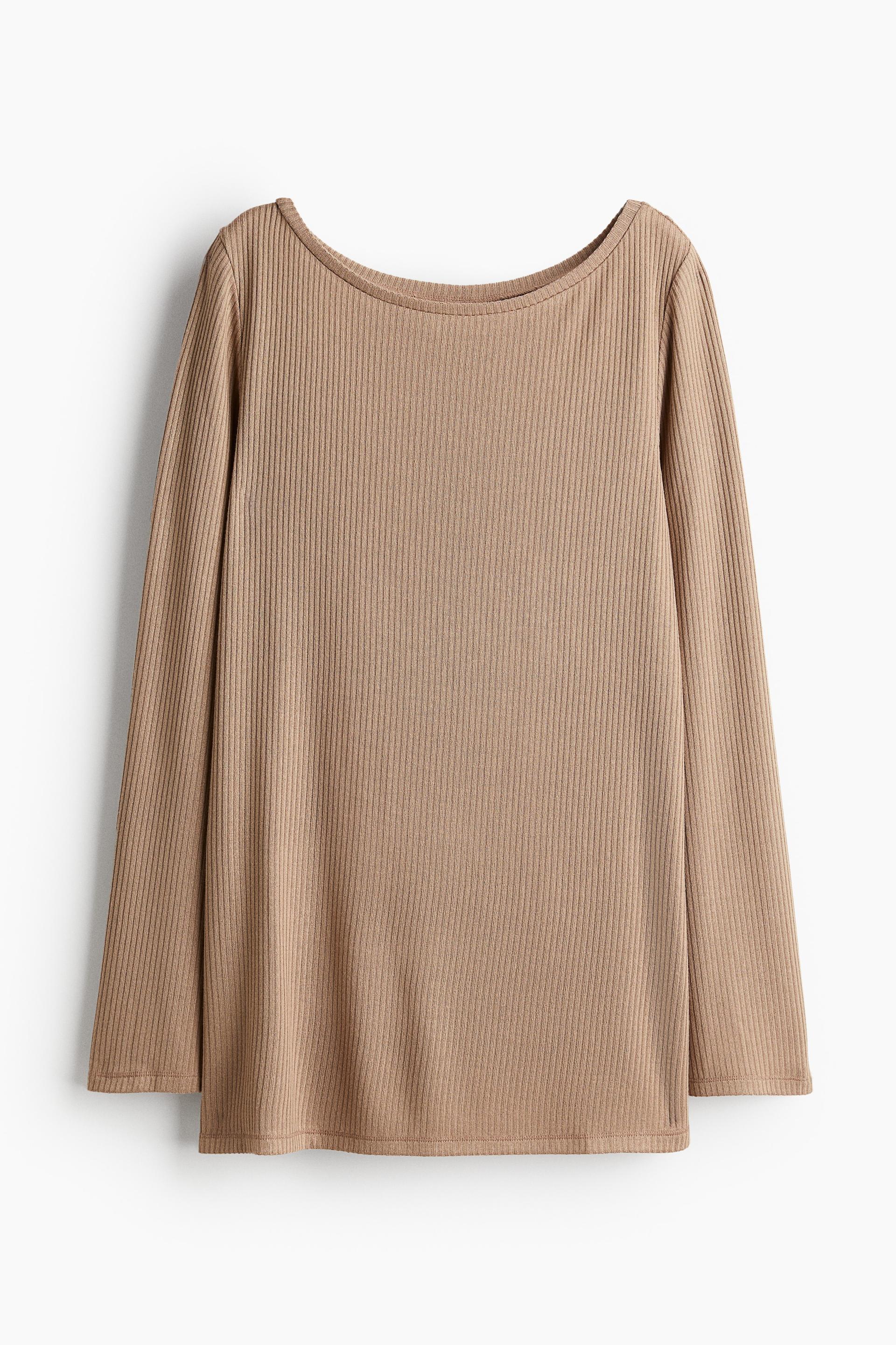 boat-neck sweater