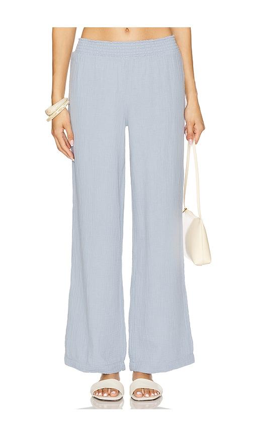 bobi beach wide leg pant in baby blue. - size l (also in xl)
