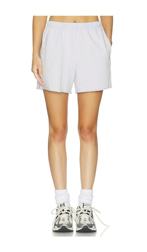 bobi easy terry short in lavender. - size l (also in m, s, xl, xs)