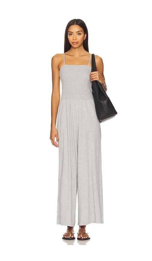bobi jumpsuit in light grey. - size l (also in s)