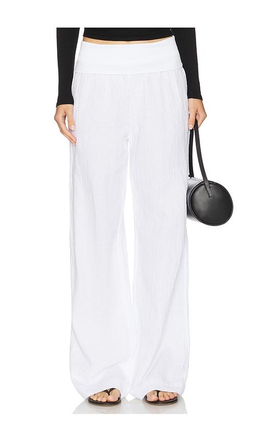 bobi pant in white. - size l (also in xs, xl)