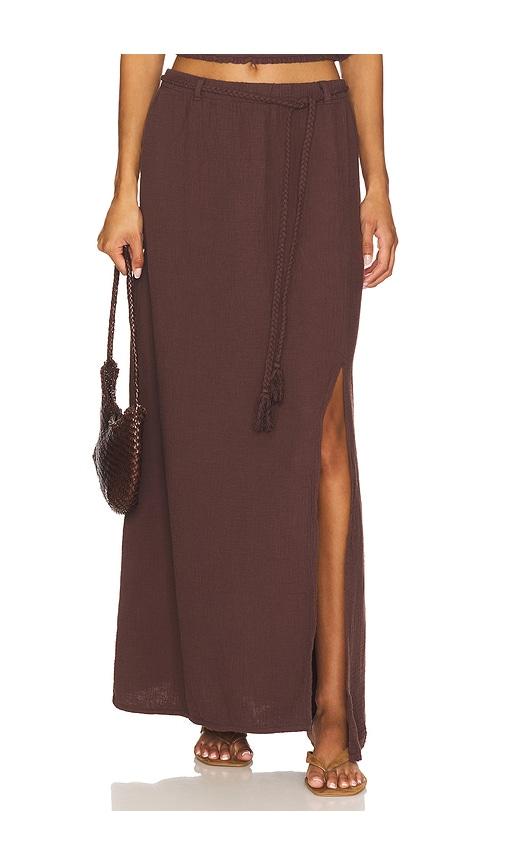bobi skirt in brown. - size l (also in s, xl, xs)