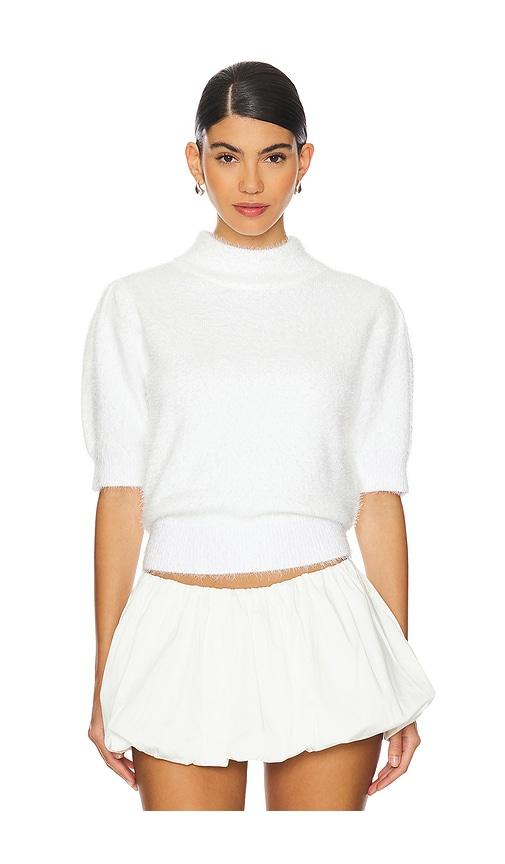 bobi sweater blouse in white. - size l (also in xs, s, m)