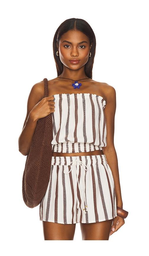 bobi top in brown. - size l (also in m, xl, xs)