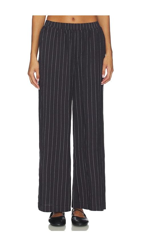 bobi wide leg pant in black. - size m (also in xs, s)