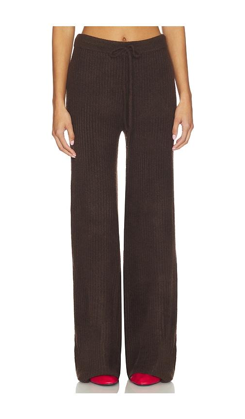 bobi wide leg pant in grey. - size l (also in xs, s, m)