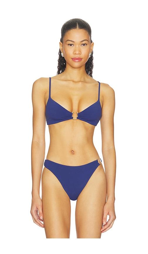 bond eye carly reversible bikini top in multi. - size m/l (also in xs/s)