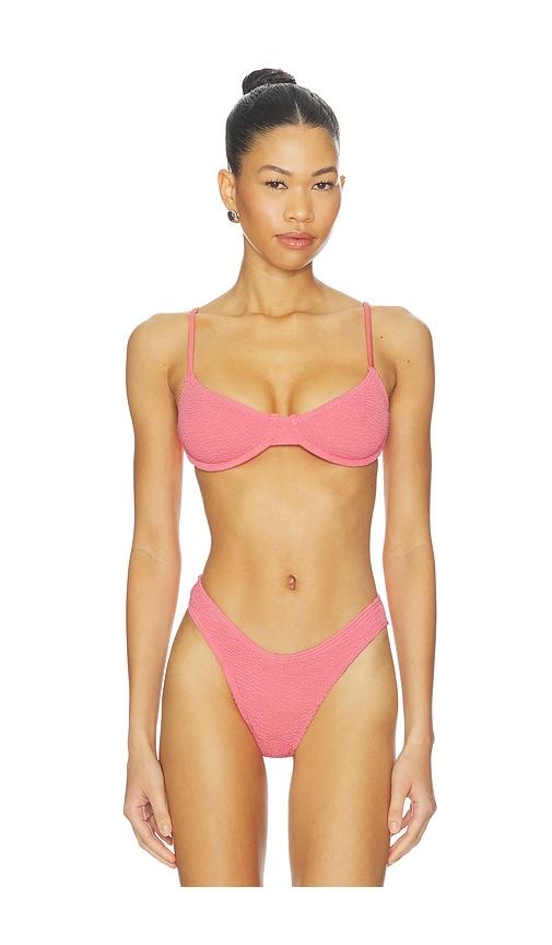 bond eye gracie balconette in coral.