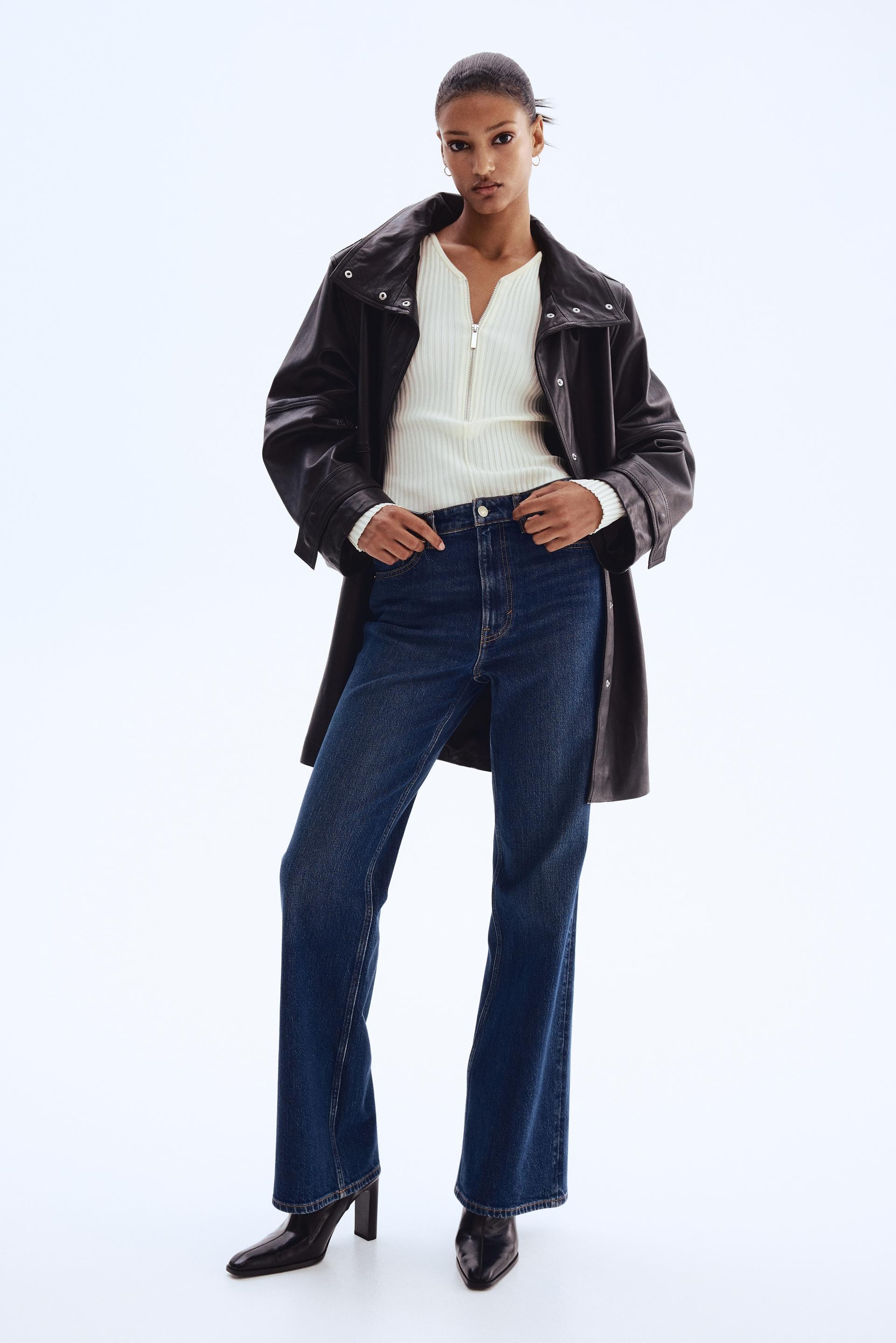 bootcut high jeans