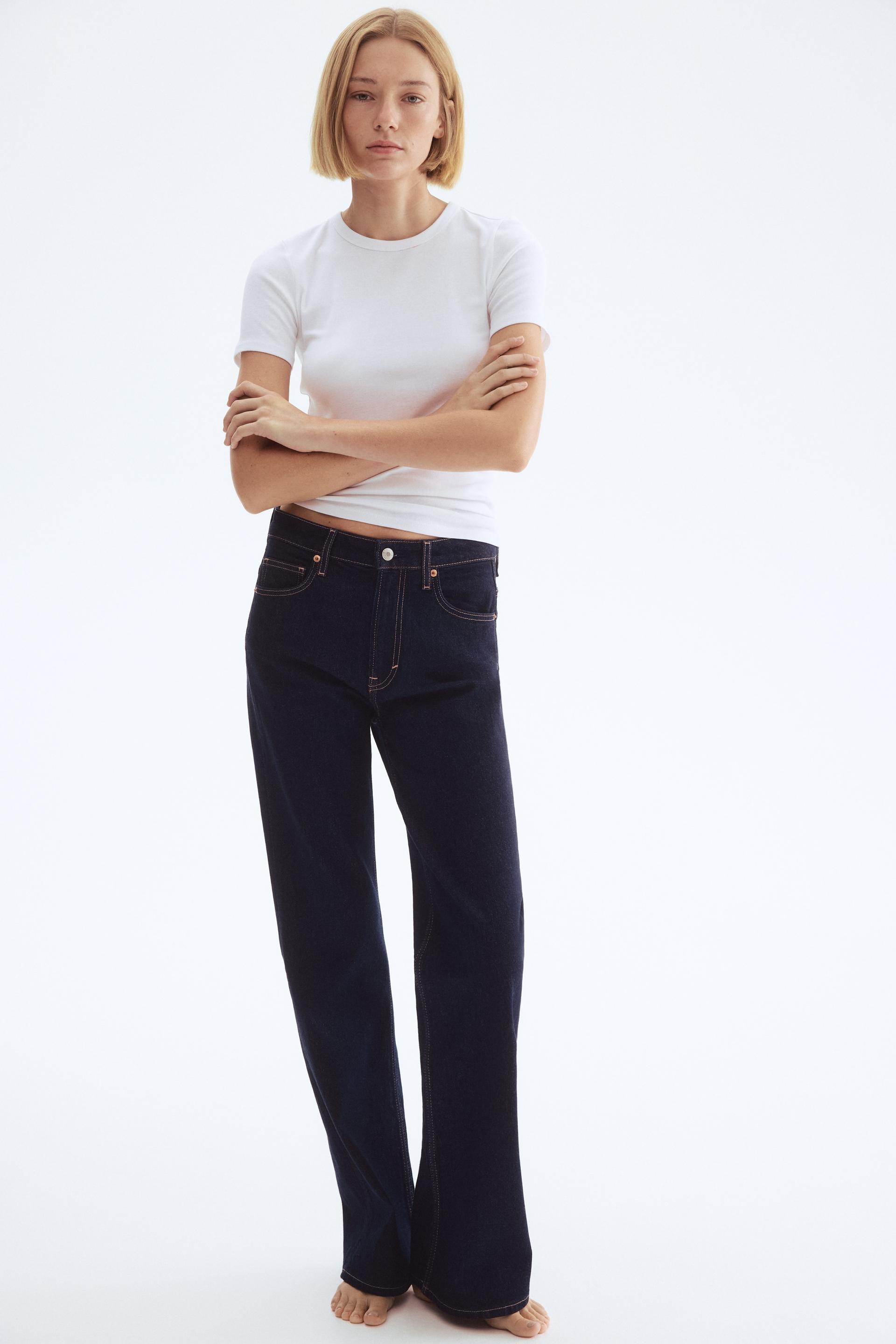 bootcut high jeans