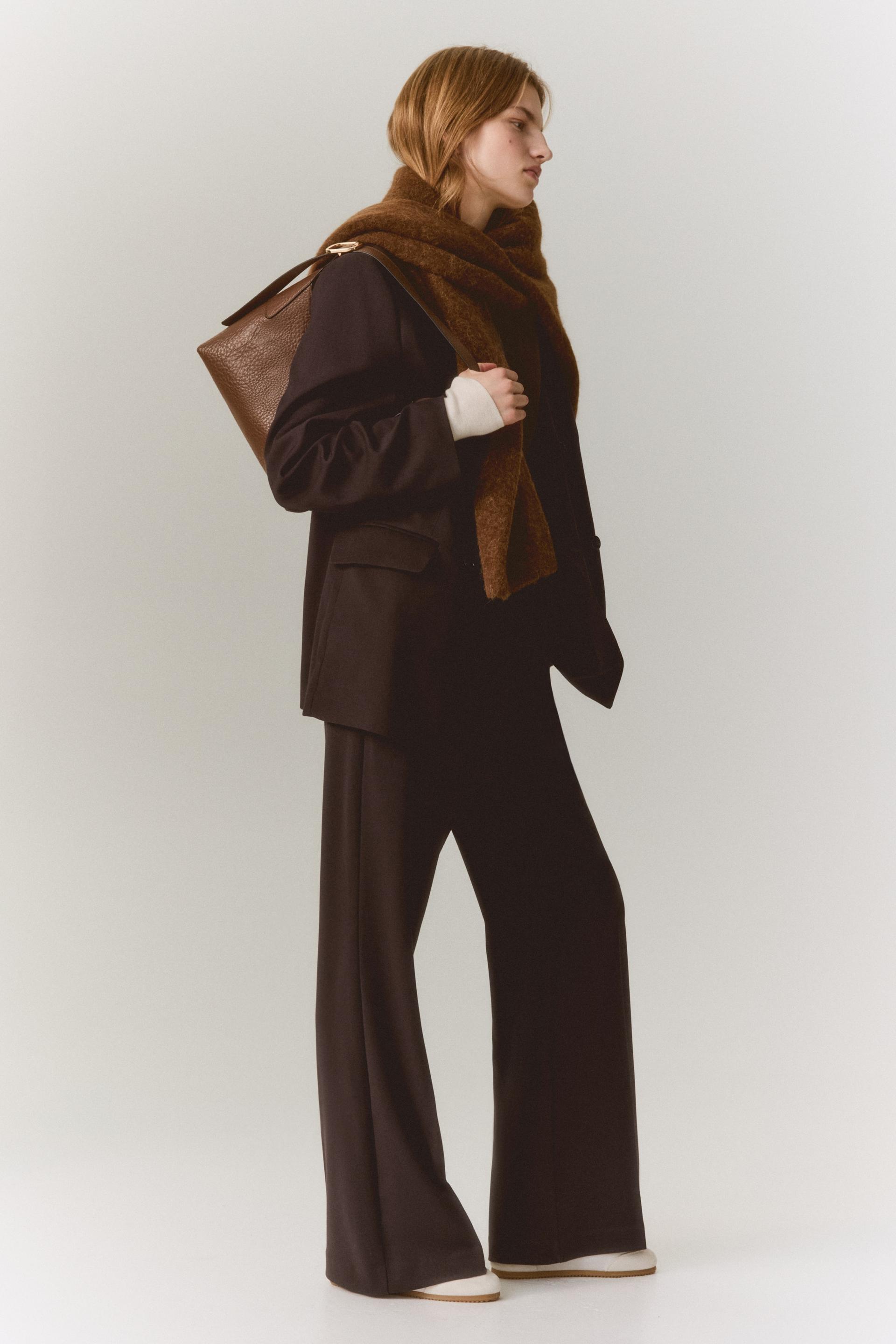 bootcut twill pants