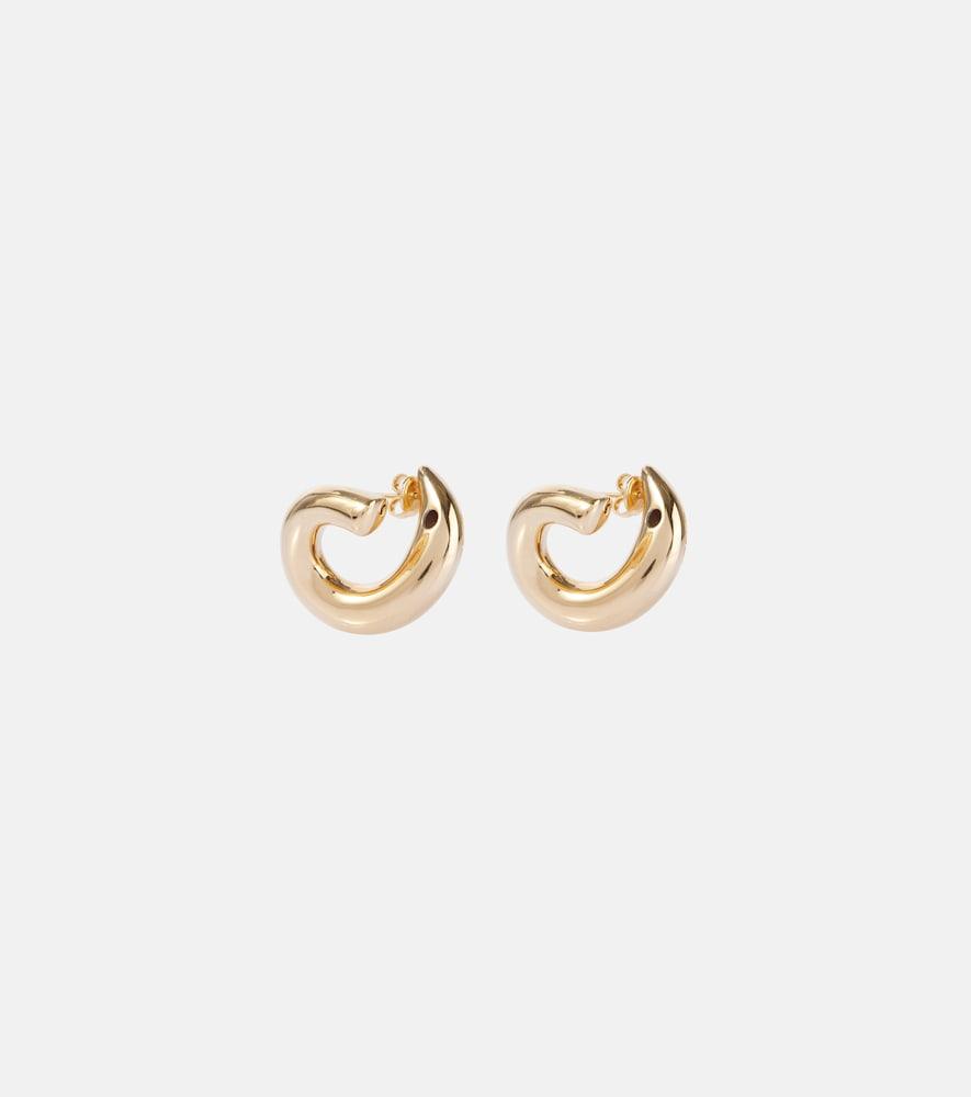 bottega veneta 18kt gold-plated sterling silver earrings