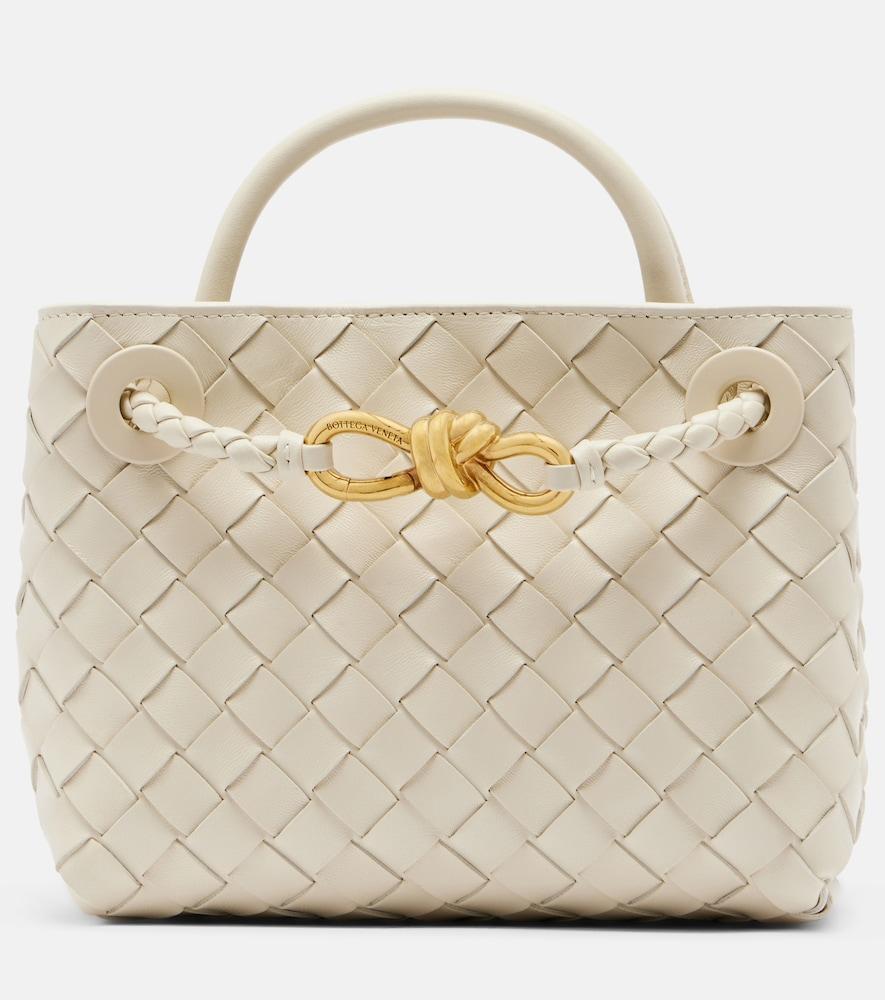 bottega veneta andiamo mini leather top-handle bag