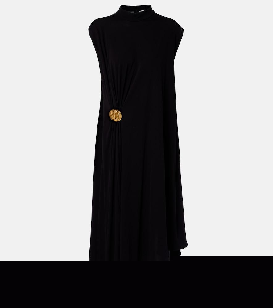 bottega veneta asymmetric crêpe jersey cocktail dress