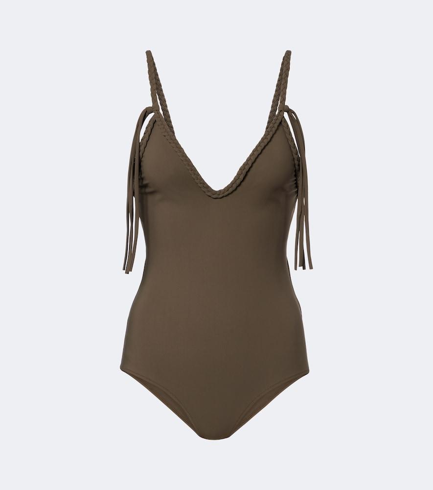 bottega veneta braided swimsuit