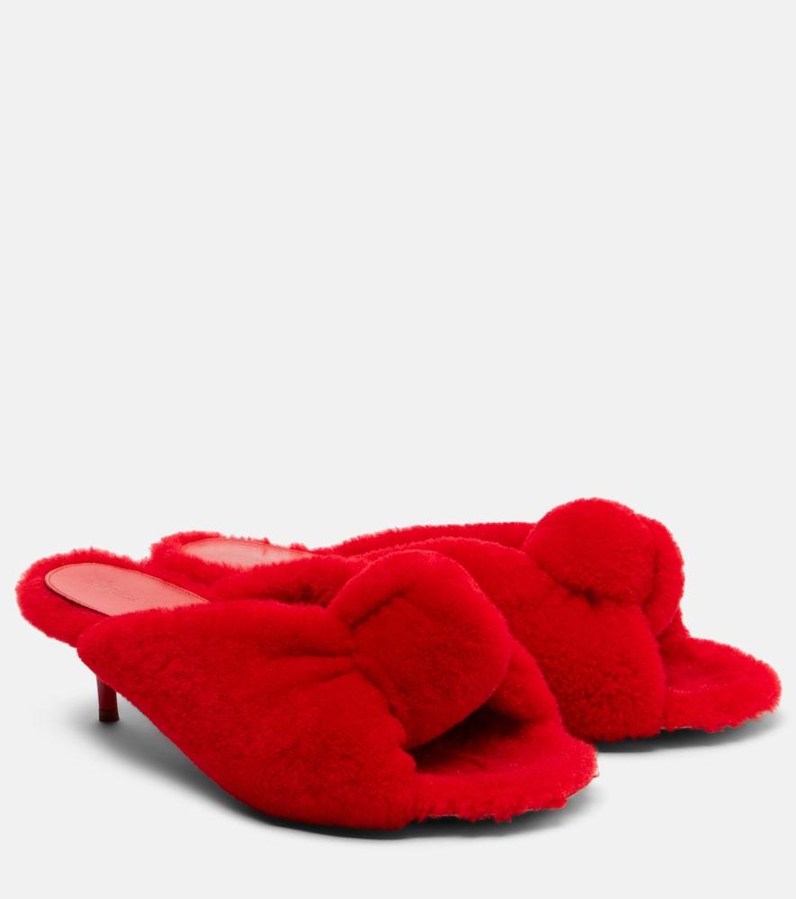 bottega veneta cherry mules