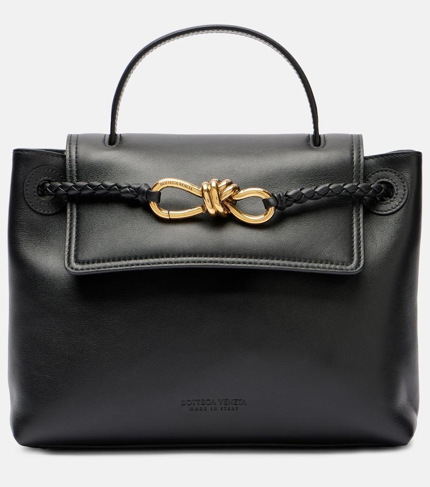 bottega veneta ciao ciao knot small leather top-handle bag