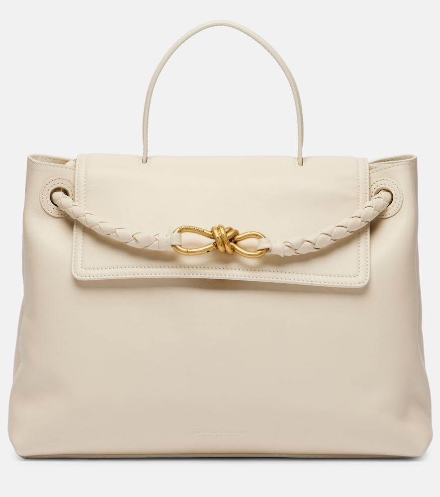 bottega veneta ciao ciao medium leather tote bag