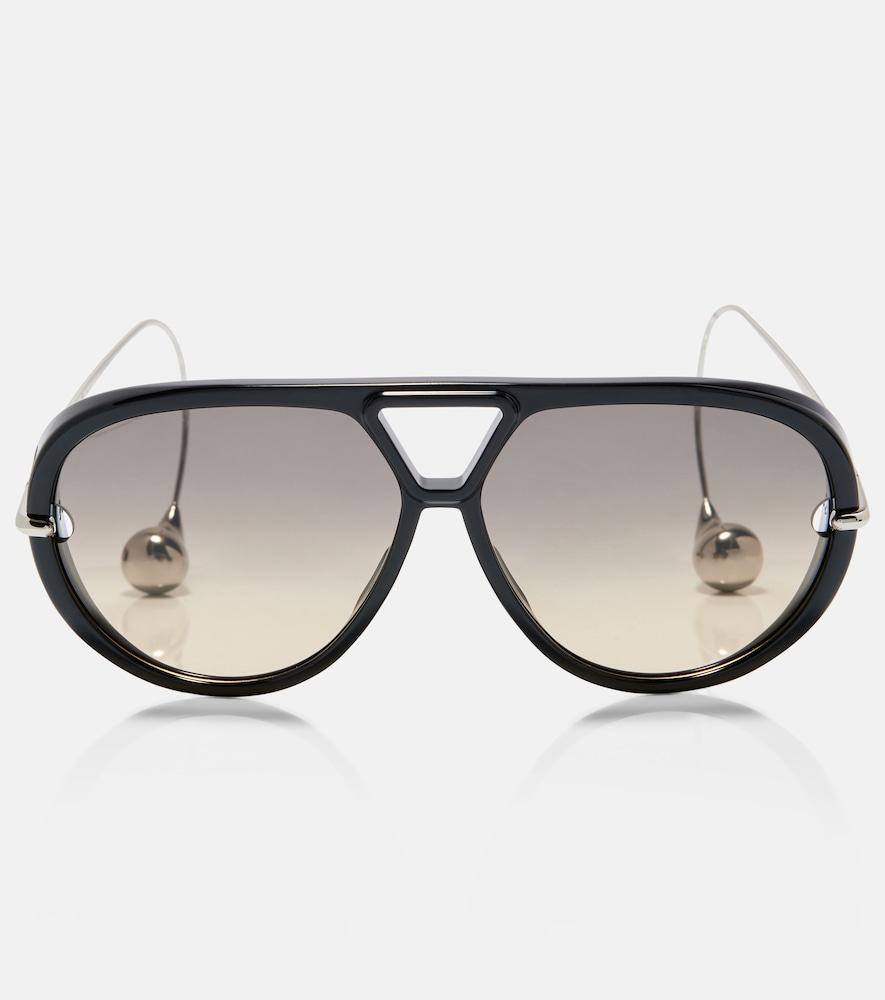 bottega veneta drop aviator sunglasses