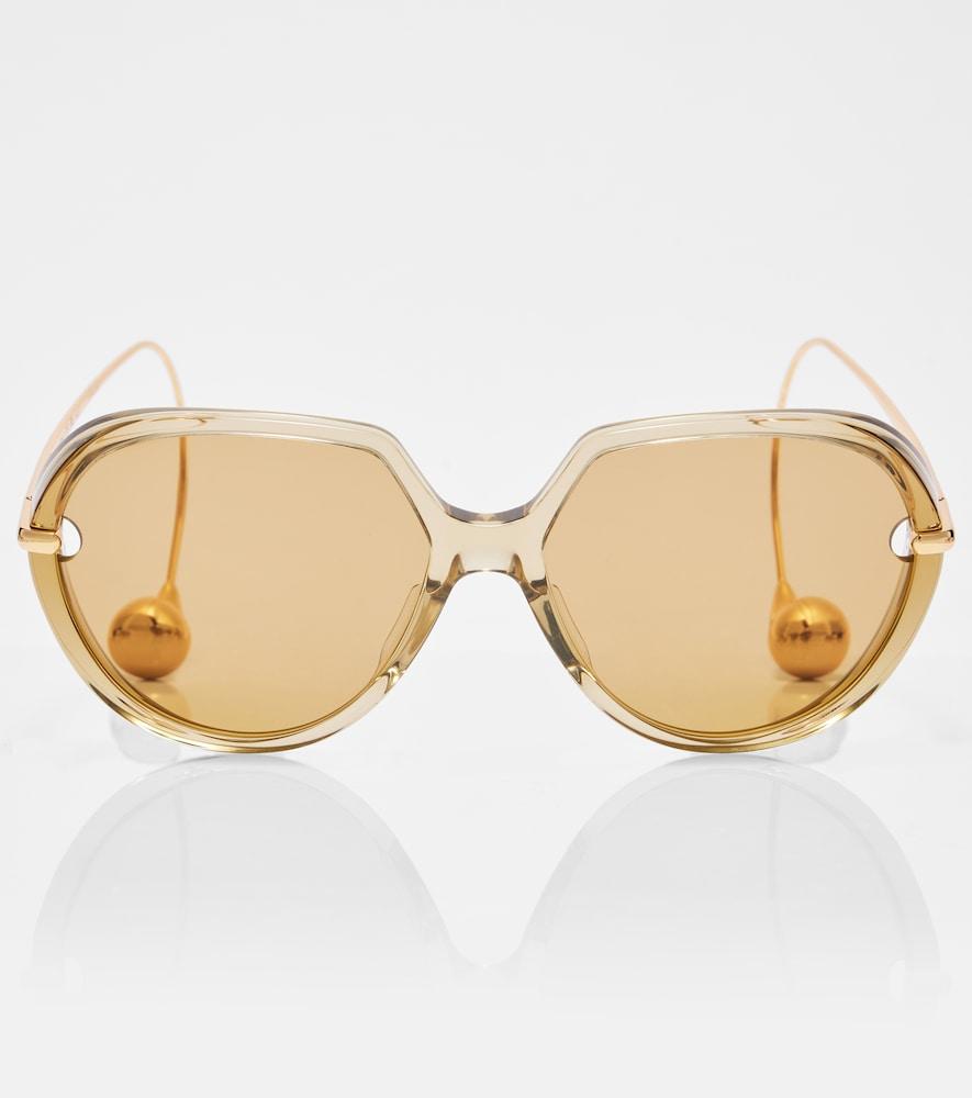 bottega veneta drop oversized sunglasses