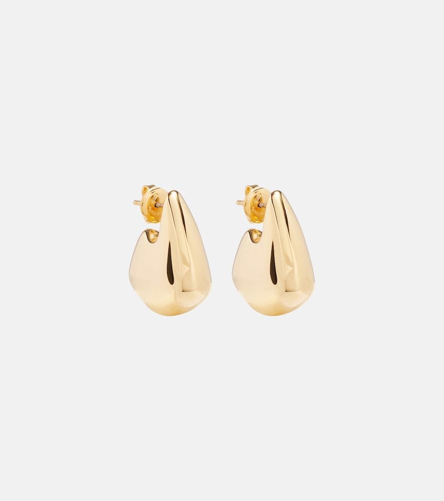 bottega veneta drop small gold-plated earrings