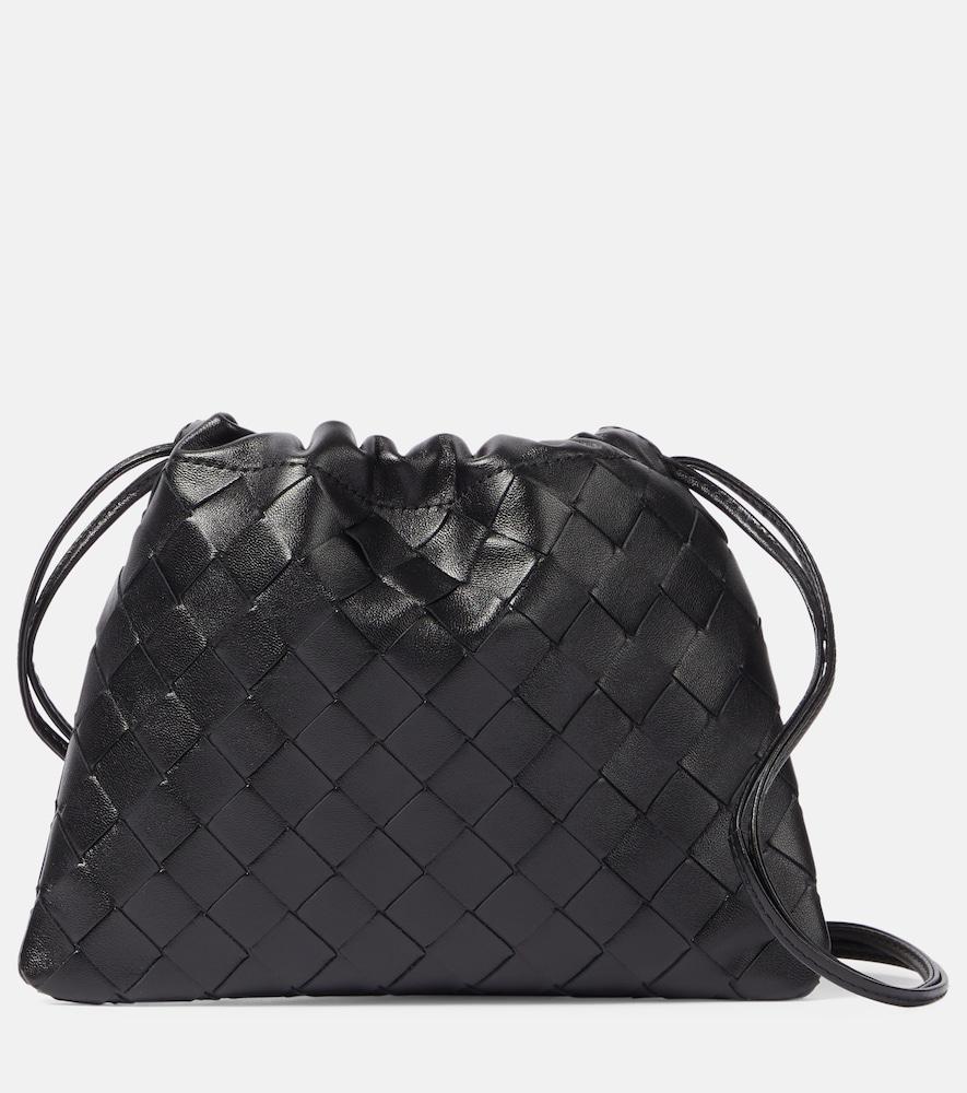 bottega veneta dustbag small leather crossbody bag