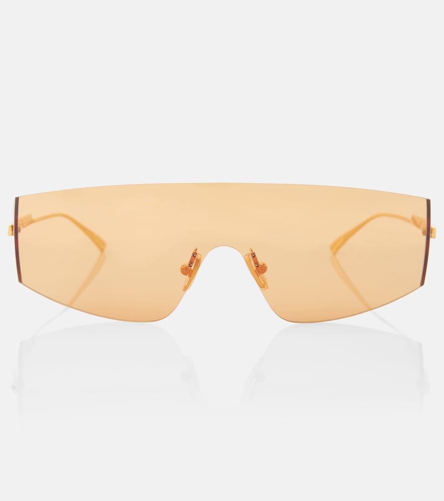 bottega veneta futuristic shield sunglasses