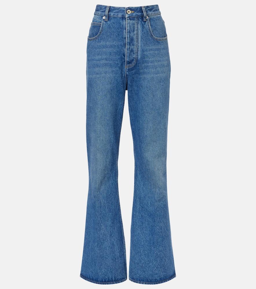 bottega veneta high-rise flared jeans