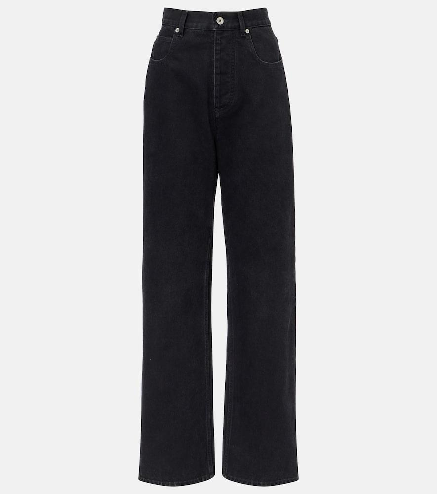 bottega veneta high-rise wide-leg jeans