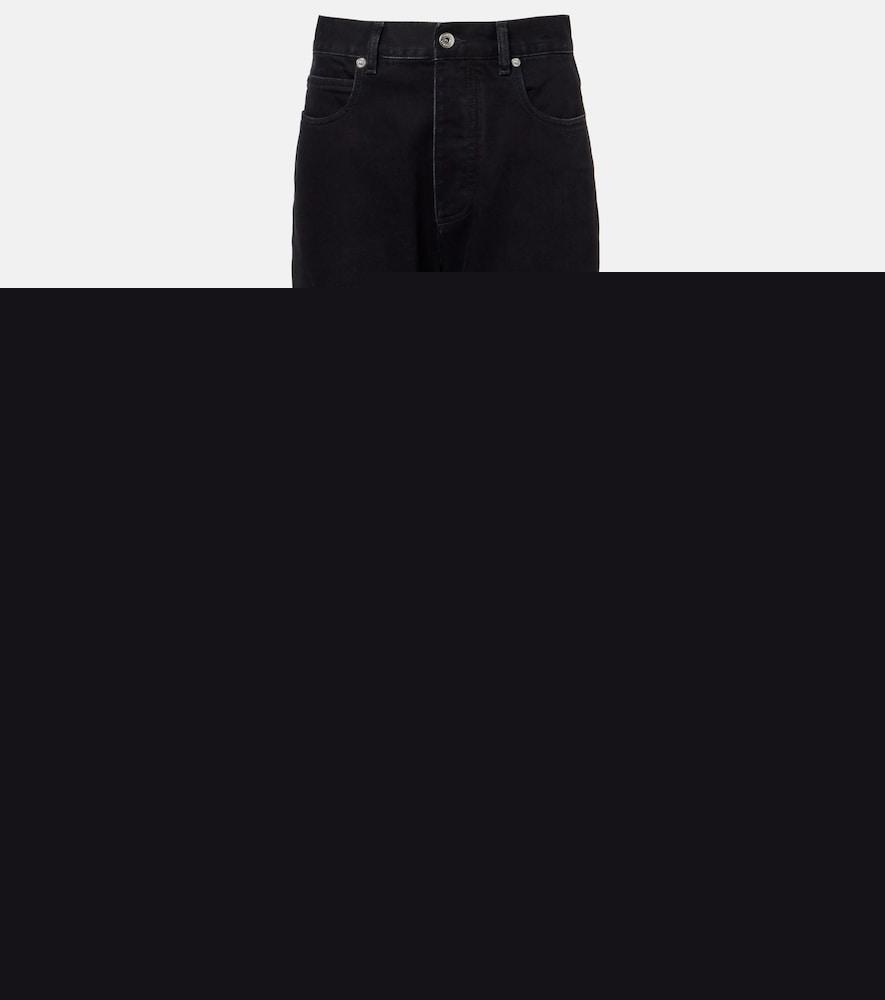 bottega veneta intrecciato flared jeans