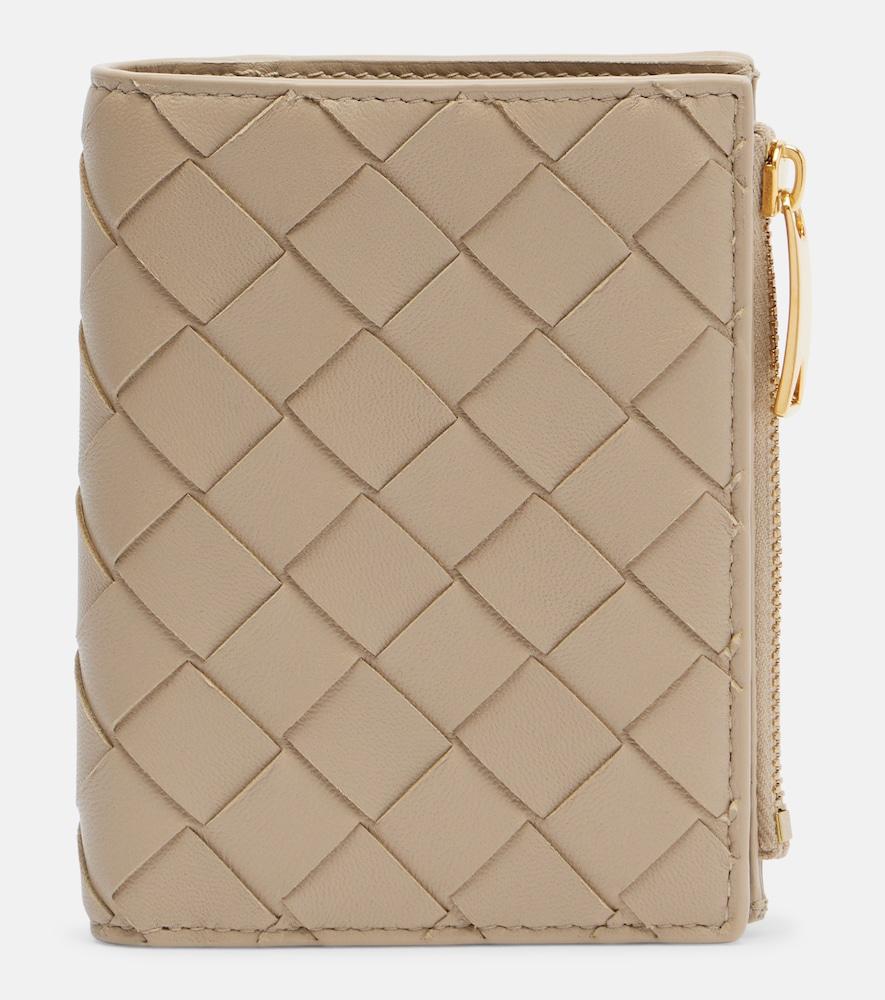 bottega veneta intrecciato small leather wallet