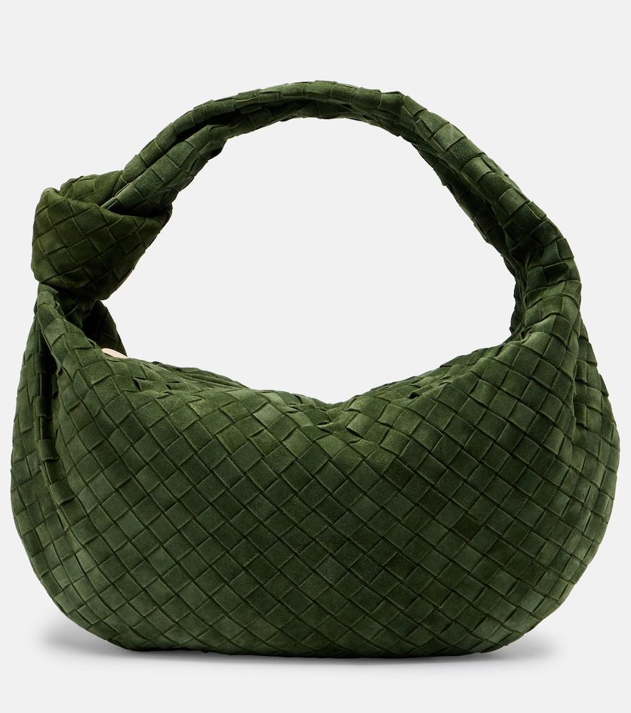 bottega veneta jodie small suede shoulder bag