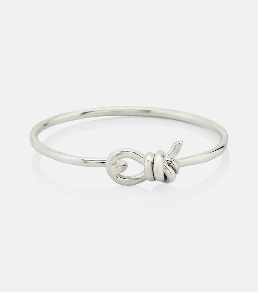 bottega veneta knot sterling silver bracelet