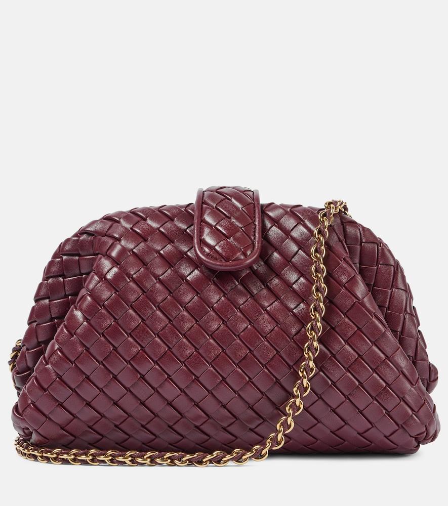 bottega veneta lauren 1980 small intrecciato leather clutch