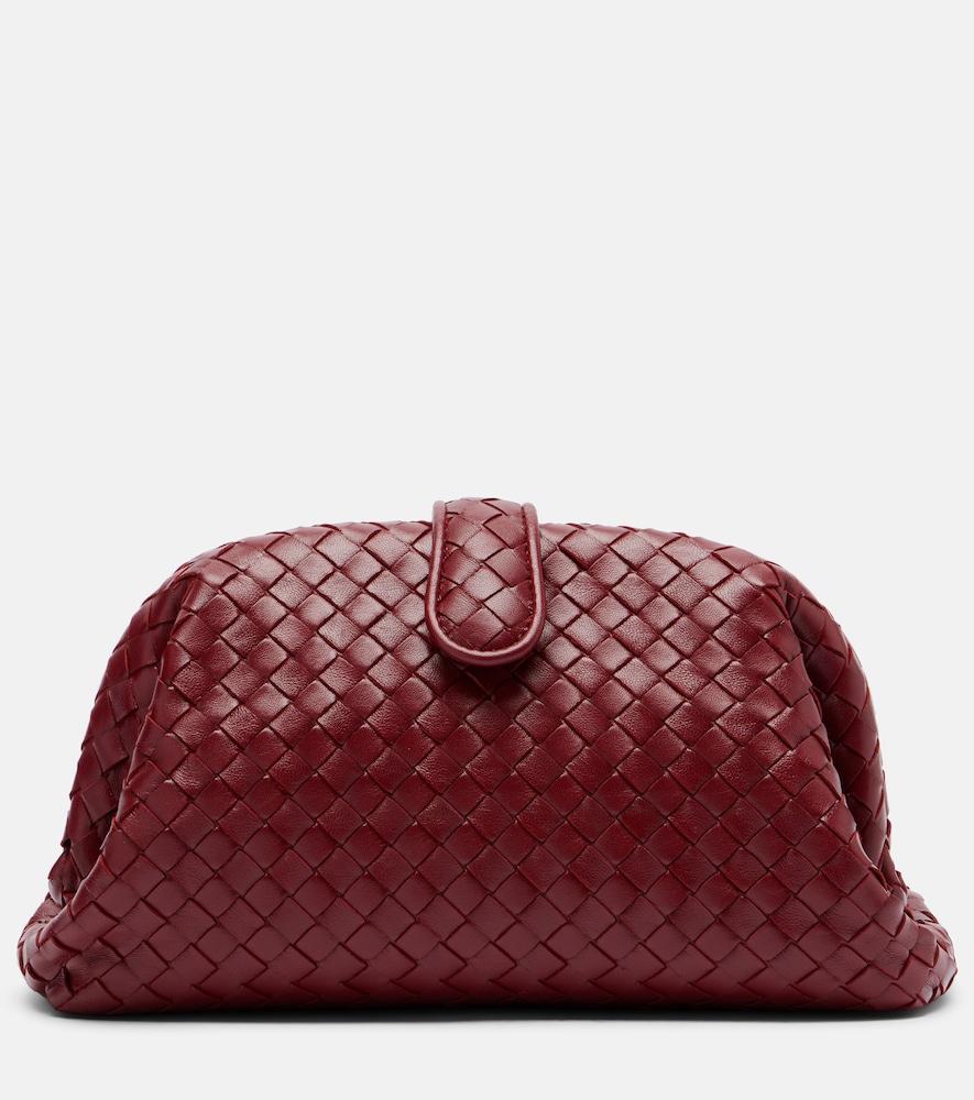 bottega veneta lauren 1980 small leather clutch