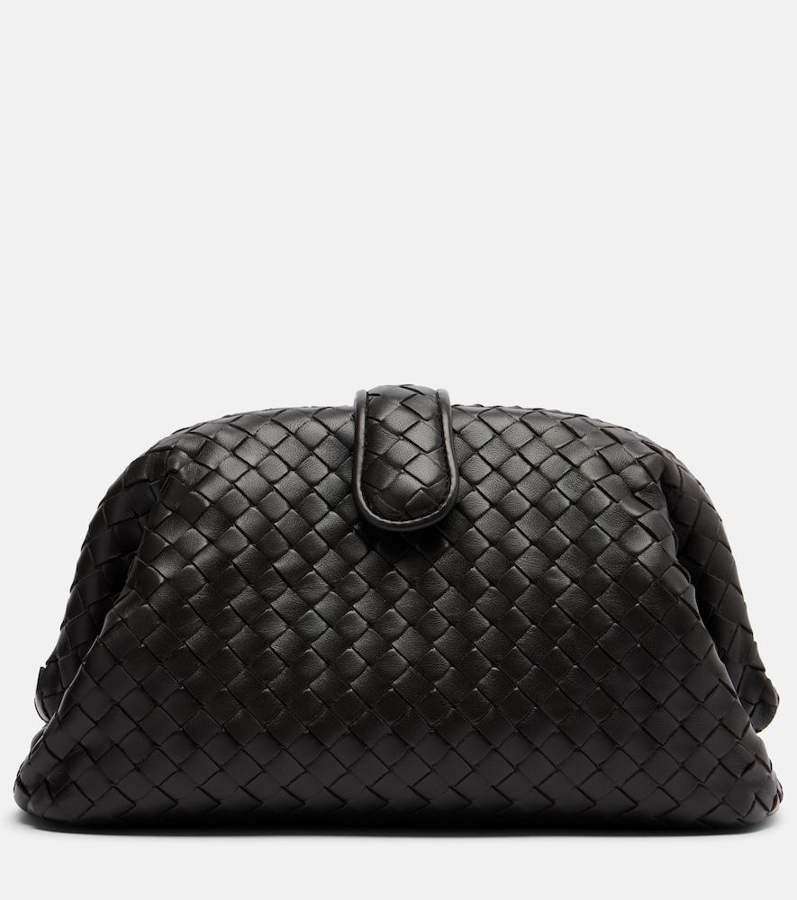 bottega veneta lauren 1980 small leather clutch