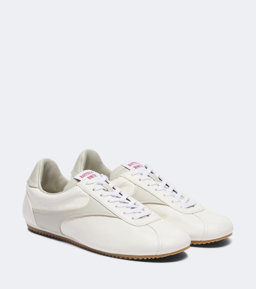 bottega veneta leather sneakers