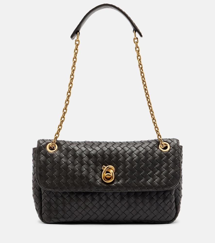 bottega veneta madison medium leather shoulder bag