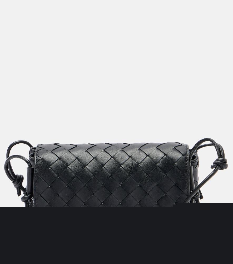 bottega veneta notturno leather crossbody bag
