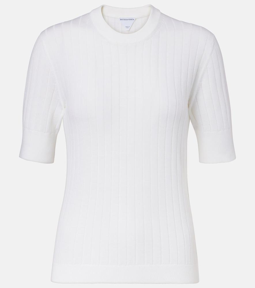 bottega veneta ribbed-knit top
