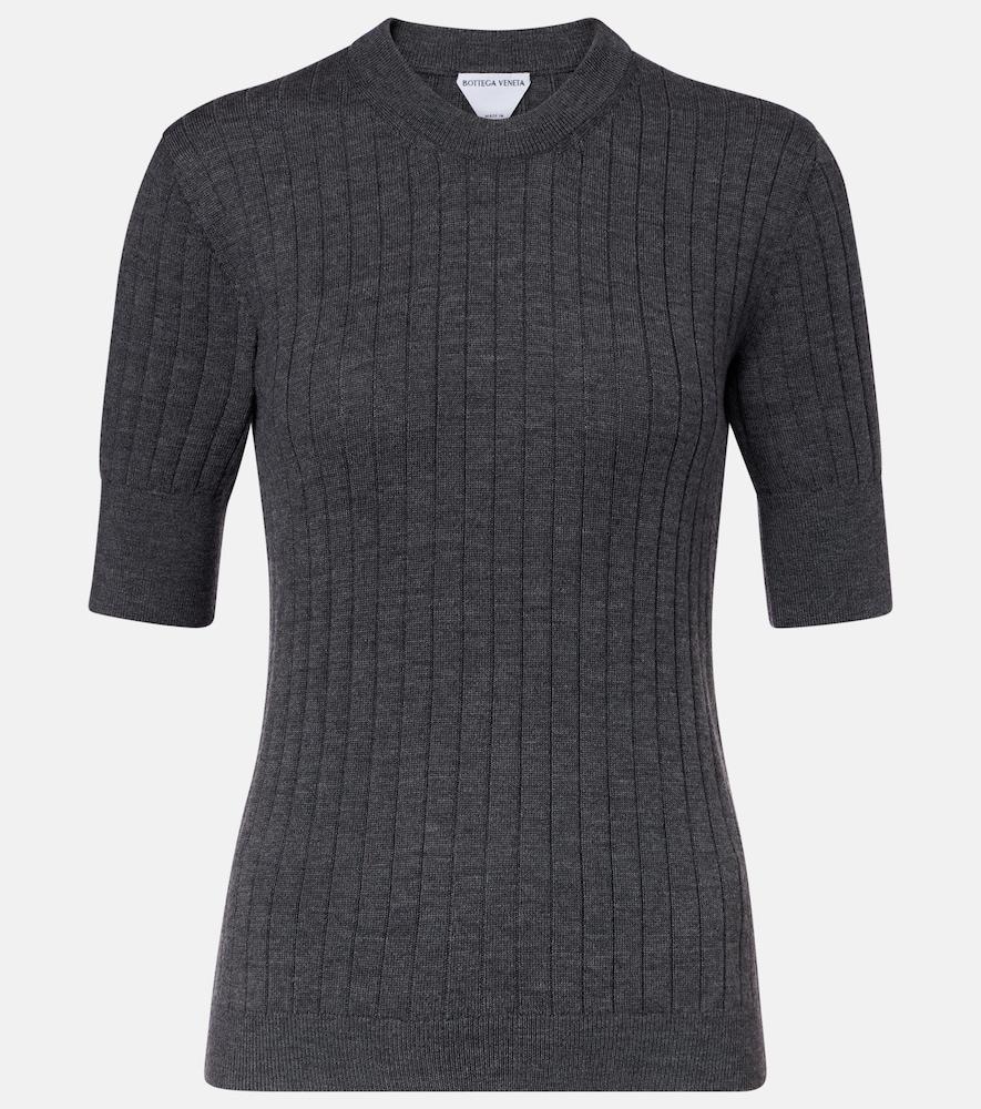 bottega veneta ribbed-knit top
