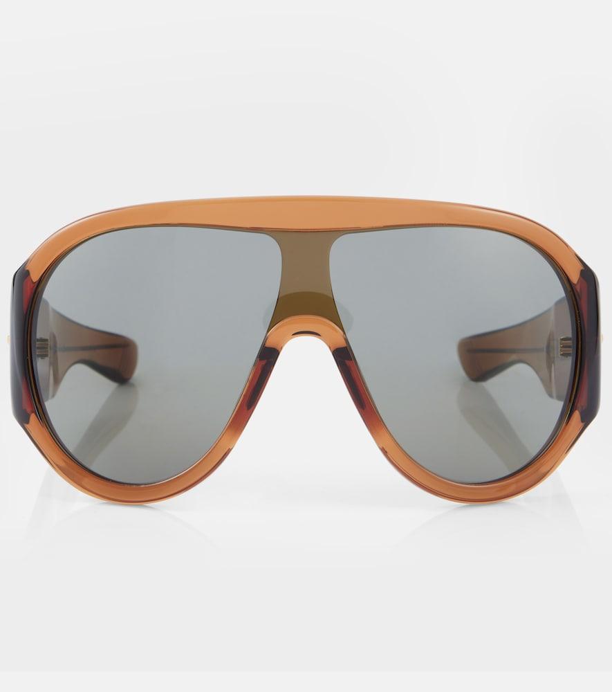 bottega veneta scudo shield sunglasses