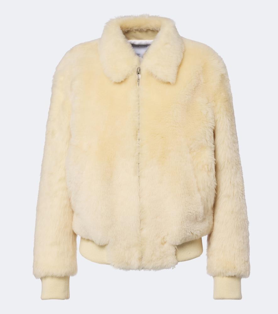 bottega veneta shearling blouson jacket