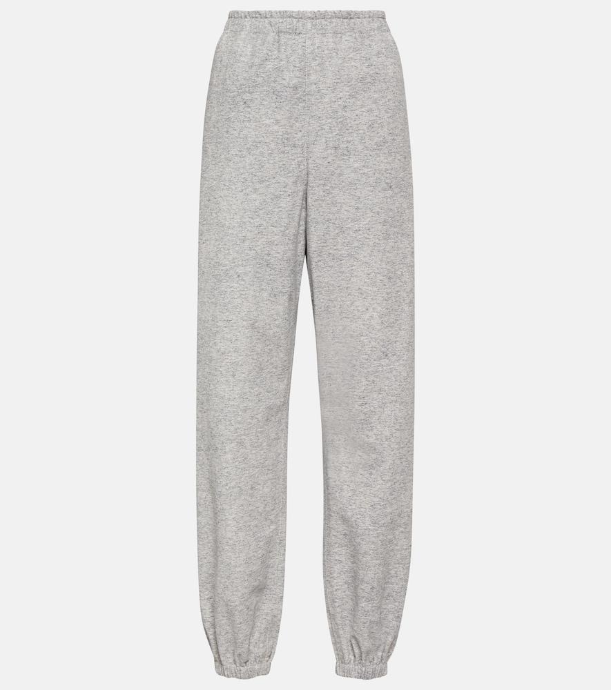 bottega veneta trompe l'ail leather sweatpants