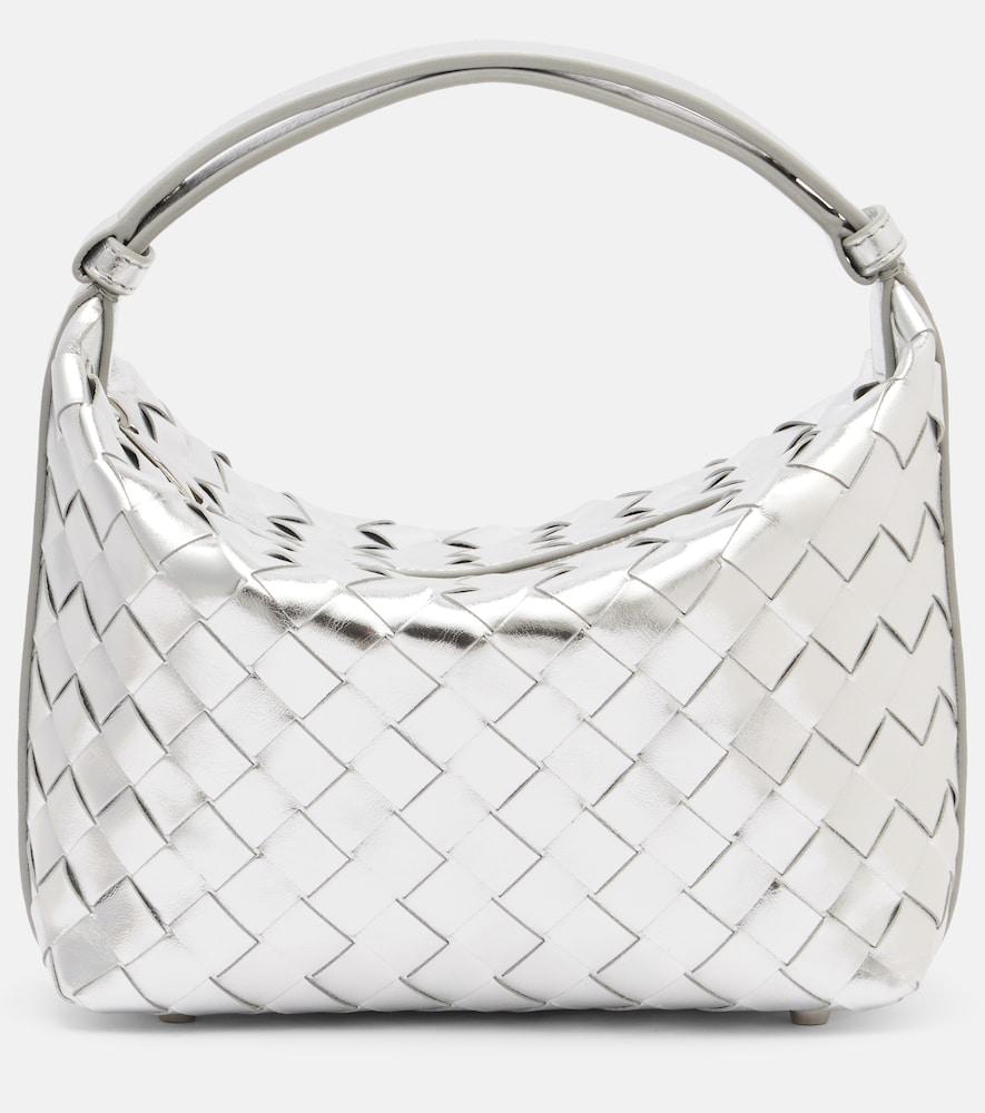 bottega veneta wallace intrecciato leather shoulder bag