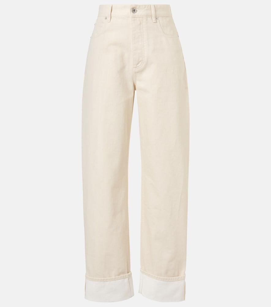 bottega veneta wide-leg jeans