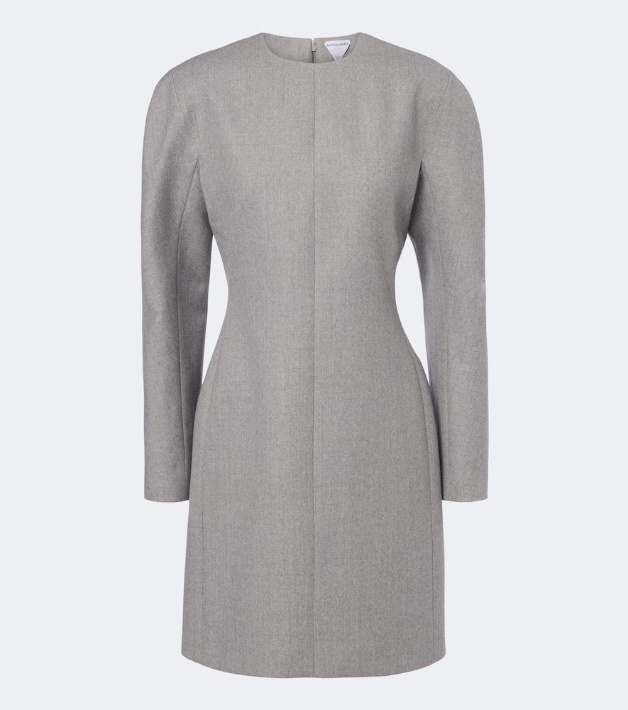 bottega veneta wool minidress