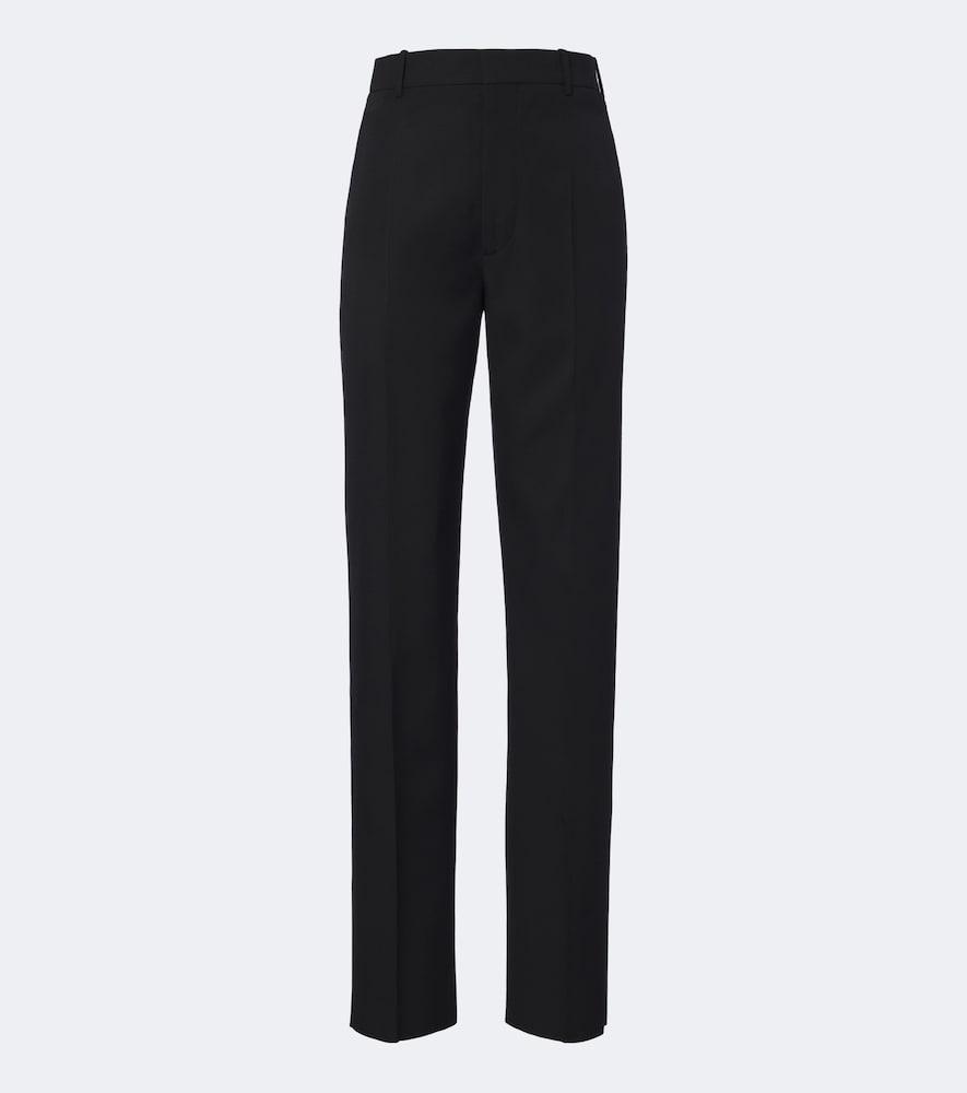 bottega veneta wool straight pants